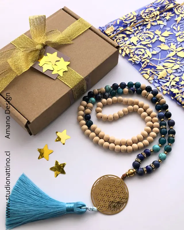 Collar Japa Mala Azul - Imagen 6