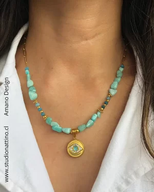 Collar Amazonita